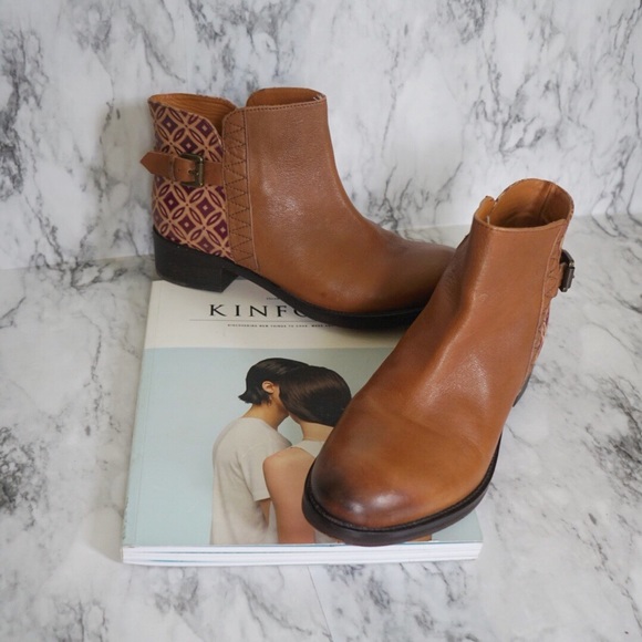 Anthropologie Jasper & Jerra  Leather Booties 40 - Picture 2 of 7